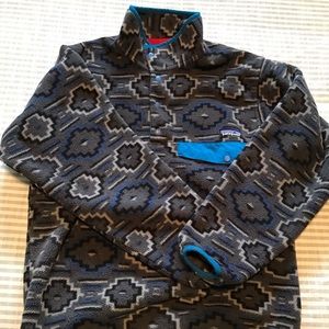 Patagonia Snap-T Rare Aztec Tribal Print